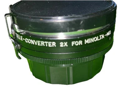 Teleconversor automático MC CPC fase 2 2 lentes Minolta MD con instrucciones y estuche Foto 1 de 4