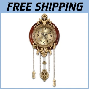 Orologio da parete vintage a pendolo in legno - Foto 1 di 10