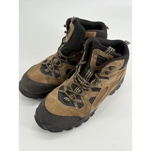 Wolverine Mens Brown Suede Leather Waterproof Hiking Boots Size 11 EW Wide - Picture 1 of 12