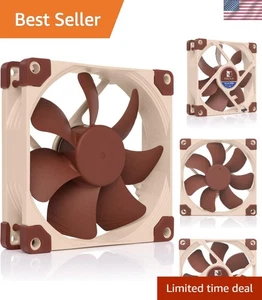 Quiet 92mm Fan - 4-Pin PWM Air Cooler for Silent Desktop Performance - Photo 1/9