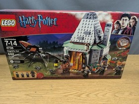 Retired LEGO 4738 Harry Potter Hagrid&rsquo;s Hut  442 Pieces New Factory Sealed
