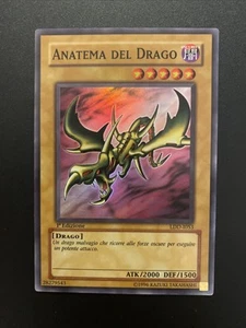Yu Gi Oh Ita Anathema Of The Dragon LDD-I053 1st Edition Super Rare - Picture 1 of 4