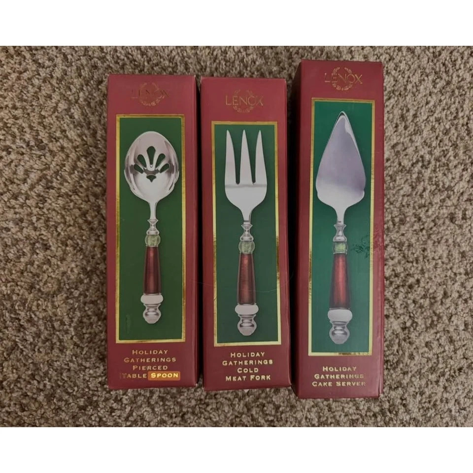 LENOX Holiday Gathering Flatware 3-Piece Set - Image 1 of 1