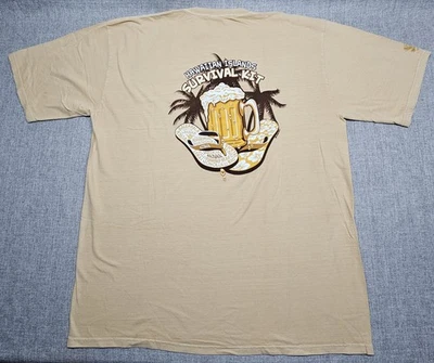 Camisa masculina Crazy Shirts Havaiana 2XL kit de sobrevivência havaiana tingida de cerveja gráfico Havaí - Imagem 1 de 4