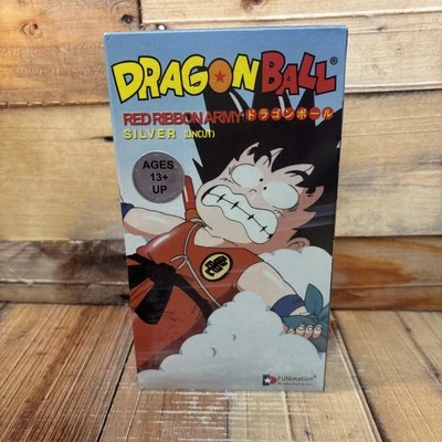 Dragon Ball Red Ribbon Army Silver Uncut VHS Sealed Anime Trading Cards RARE - Image 1 of 4