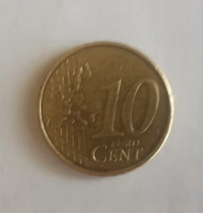 10 Euro Cent F 2002 coin Germany The Brandenburg Gate - Picture 1 of 6