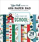 ECHO PARK "FIRST DAY OF SCHOOL" 6X6 PAPER PAD  CHILDREN SCRAPJACK'S PLACE