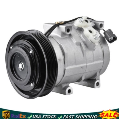 AC A/C Air Conditioner Compressor W/Clutch For Honda Odyssey 3.5L 2005 2006 2007 - Image 1 of 4