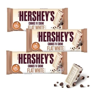 Hershey's Cookies N Creme Flat White Flavour 90g - American favourite chocolate - Picture 1 of 5