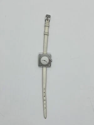 D&G Dolce & Gabbana Ladies Silver Dial White Leather Watch Used - image 1 of 4