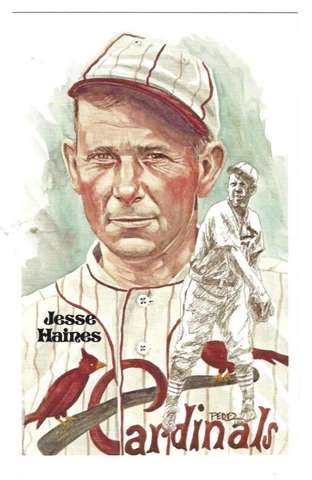 1981 Perez Steele Hall of Fame Postcard #118 Jesse Haines 02501/10000 Cover
