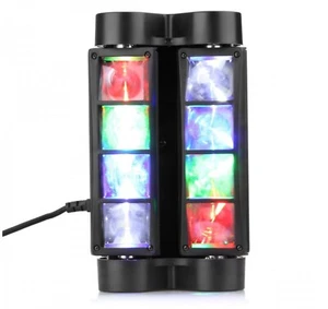 Cabezal móvil LED 8x10W RGBW escenario haz LED iluminación DJ para discoteca boda club - Imagen 1 de 21