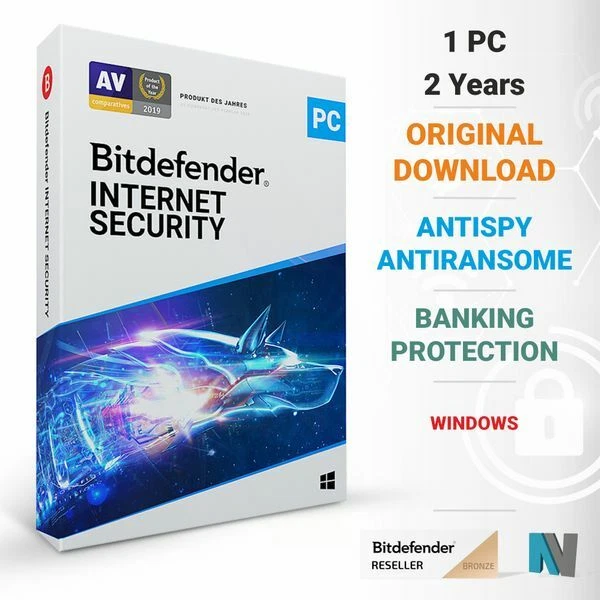 Bitdefender Internet Security 2025 1 PC 2 Jahre TOP VPN - Bild 1 von 1