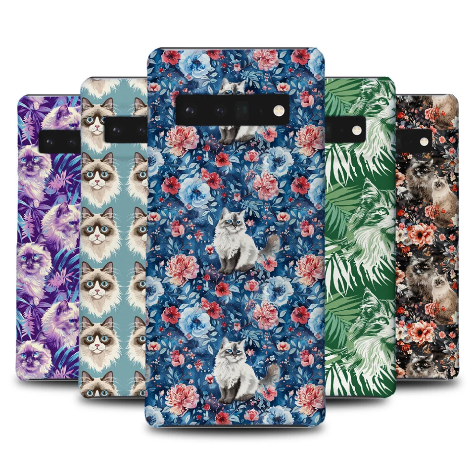 CASE COVER FOR GOOGLE PIXEL|NEVA MASQUERADE COLORPOINT SIBERIAN CAT PATTERN #1 - Image 1 of 1