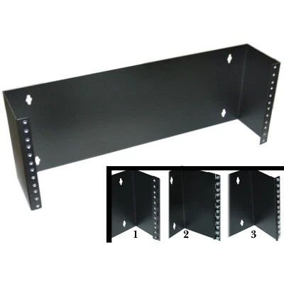 4U Hinged Wall Mount Bracket, Depth 5.8 in for Patch Panels and Networking - Image 1 of 2