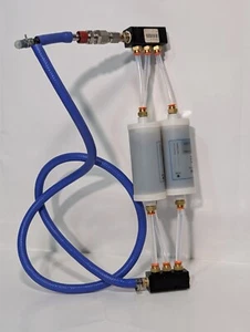 Water Purifier Assembly: 3 Dynalene IC-093-06 w/ Polyconn PCM20-250-03B Manifold - Picture 1 of 14