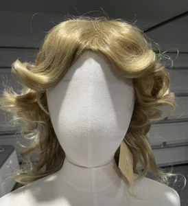 Sally's Perücke Damen blond synthetisch gewellt geschichtet Hiar Perücke Einheitsgröße - Bild 1 von 8