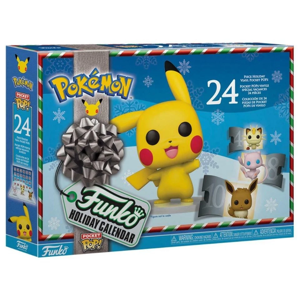Funko Pop! Advent Calendar: Pokemon 2021 Pikachu Christmas Brand New IN HAND - Image 1 of 1
