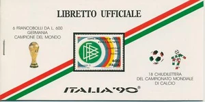 Italia 1990 Mundial de Fútbol ITALIA ́90 Cuadernos de Sellos 2157 MNH (C90415) - Imagen 1 de 1