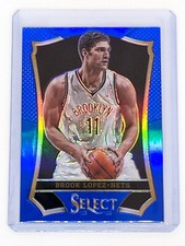 2013-14 Panini Select Blue Prizm #17 Brook Lopez /49 Brooklyn Nets
