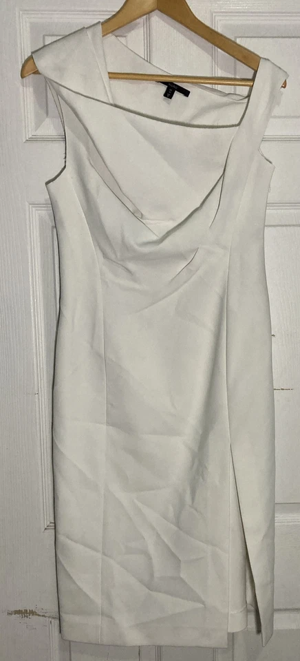 AQ/AQ Women's Midi Dress US 8  Ivory - Image 1 of 3