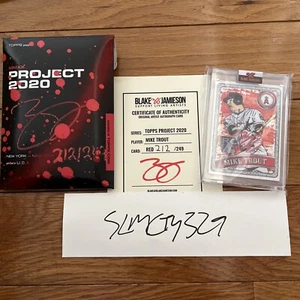 Topps Project 2020 Mike Trout #100 by Blake Jamieson 212/249 - Picture 1 of 2