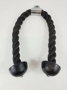 Tricep Rope Attachment Cable Machine Handle Fitness Pulldown Triceps Pushdown - Picture 1 of 4