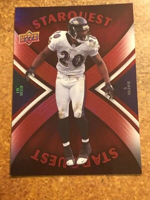 2008 Upper Deck Football Starquest Red # SQ 12 Ed Reed - Image 1 of 2