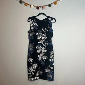 Vestido lápiz floral sin mangas Banana Republic - Imagen 1 de 5