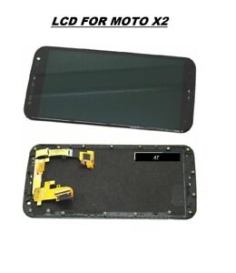  FOR MOTOROLA MOTO X2 X3 X+1 XT1092 XT1095 LCD WITH FRAME BLACK DIGITIZER UK