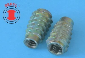 TSI420-20, T-LOK inserto roscado hexagonal zinc para madera #1/4-20X0.787"-50 piezas - Imagen 1 de 3