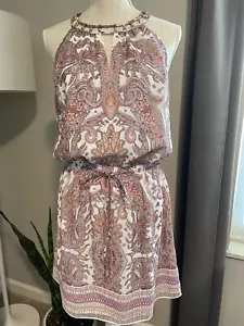 NWT! Black House White Market Sleeveless Paisley Blouson Short Dress Size XS - Picture 1 of 7