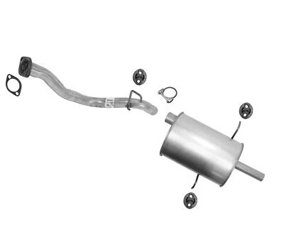 Rear Axle Pipe + Rear Muffler for 1999 2000 2001 2002 Subaru Forester - Image 1 of 4