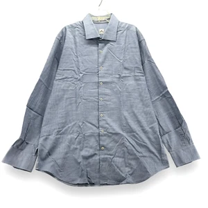 Peter Millar Herren Langarm Hemd mit Knopfleiste Größe XL Extra Large Blau Weiß - Bild 1 von 6