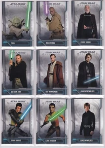 Star Wars Masterwork 2018, Complete History of the Jedi juego de cartas de persecución HJ1-10 - Imagen 1 de 4