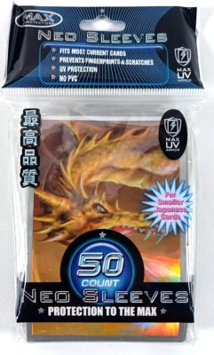 Max Protection YUGIOH Card NEO Sleeve DRAGON (50 Count) Yu-Gi-Oh 7060 DDG - Image 1 of 4