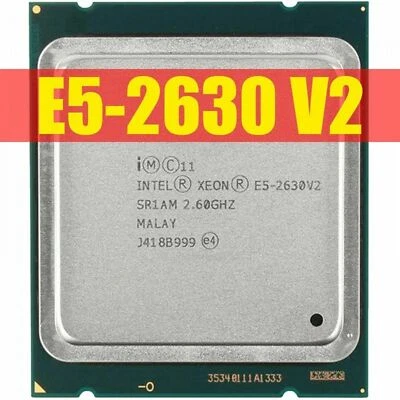 Intel Xeon E5-2630 V2 2.60 GHz SR1AM 6 Cores 12 Threads LGA2011 CPU Processor - Image 1 of 4