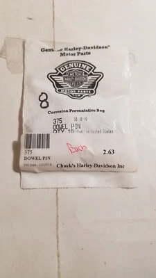 NOS Harley Davidson 375 Dowel Pin 5/16" x 11/16" Cover XL, FXR, FXST, FLT Qty 1 - Image 1 of 2
