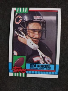 1990 Topps Chicago Bears Steve McMichael #370 Football Karte - Bild 1 von 2