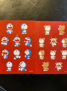 【SET of 2】 GUCCI Doraemon Collaboration Japan Novelty Stickers 100th anniversary - Picture 1 of 2