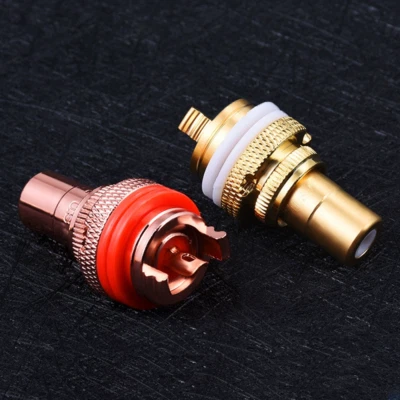 CMC RCA Female Terminal Plug Jack Socket for HiFi Audio Video Connector DIY — 第 1/4 张图片