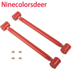 Adjustable Rear Lower Control Arms for 2007-2014 GM SUV Suburban Tahoe Red - Picture 1 of 7
