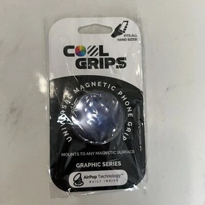 PopSockets PopGrip Bleu Nébuleuse Poignée Interchangeable Support Téléphones et Tablettes - Photo 1 sur 1