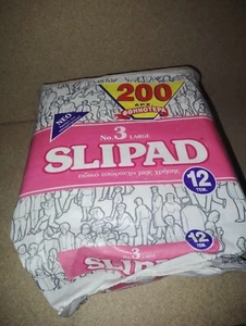 vintage adult diapers slipad no3 large 12 plastic diapers - Picture 1 of 10
