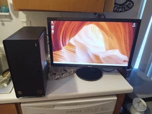 HP DESKTOP M01-F1124 | AMD RYZEN 5 4600G | 1 TB NVME | 12GB RAM | WINDOWS 10 NA - Picture 1 of 10