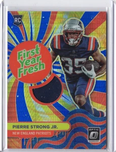 Pierre Strong Jr. 2022 Donruss Optic First Year Fresh FYF-CS Patriots Browns RC - Picture 1 of 2