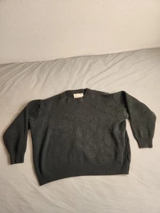 Vintage CC Filson Guide Heavy Wool Sweater Mens Sz Large Green Fisherman 701 USA - Picture 1 of 8
