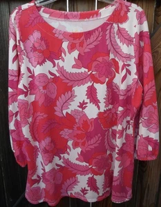 🦋💎💥 Top tejido PrimaBelle manga 3/4 estampado floral L - Imagen 1 de 3