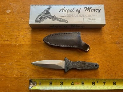 PARKER JAPAN K-321 Angel Of Mercy KNIFE SHEATH VINTAGE KNIVES Bronze Boot #2 - Image 1 of 4
