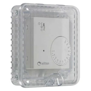 STI Branded Flush Mount Thermostat Protective Case With Lock Key - STI 9102 - Picture 1 of 4